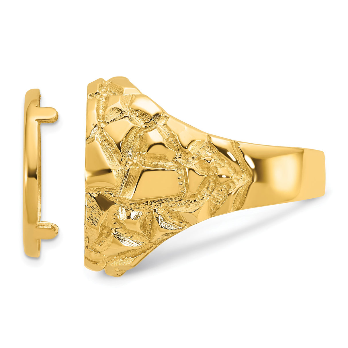 14k Yellow Gold coin bezel for Australian $15 Koala β additional image