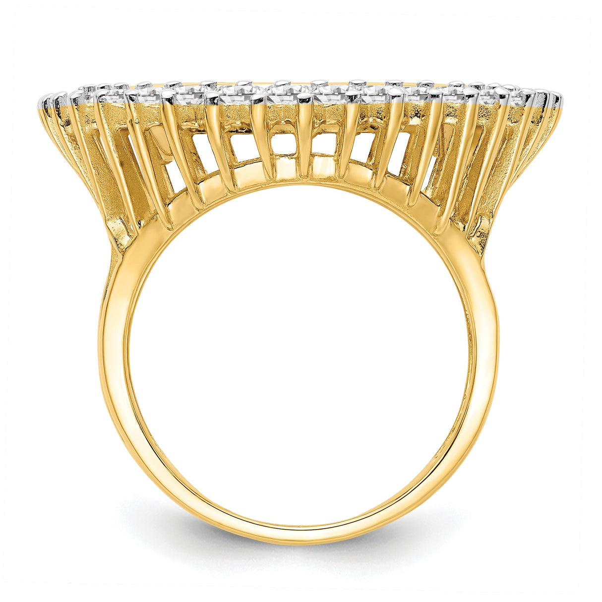 19 mm 14k Yellow Gold coin bezel for 19 mm Coin β alternate view