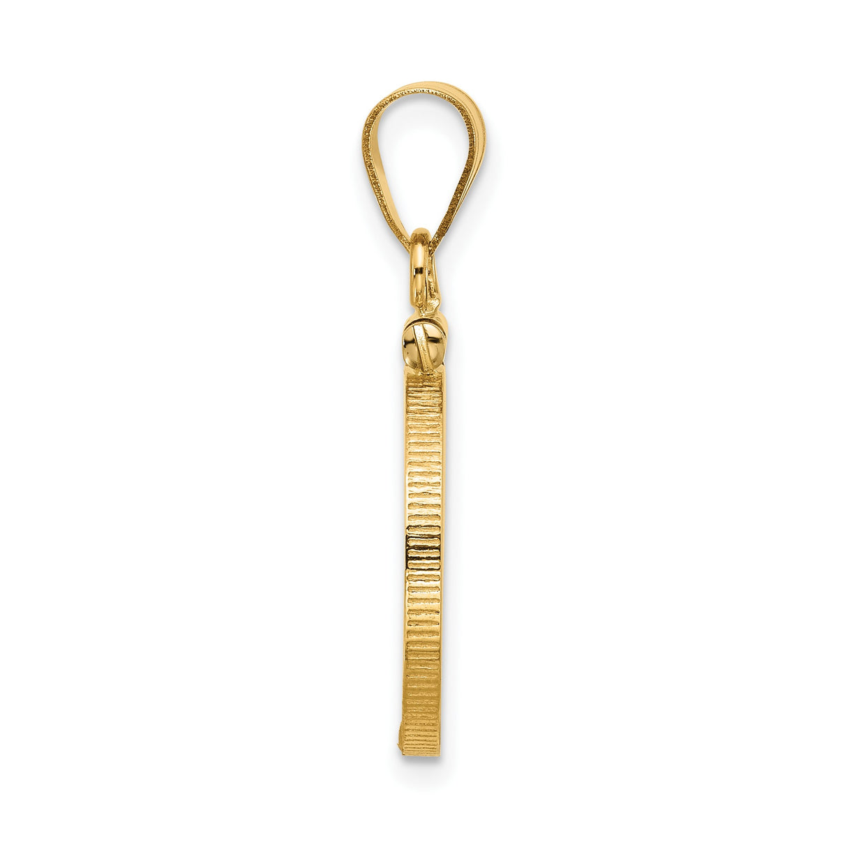 16 mm 14k Yellow Gold coin bezel for Russian 1 Kopek Kopek — alternate view