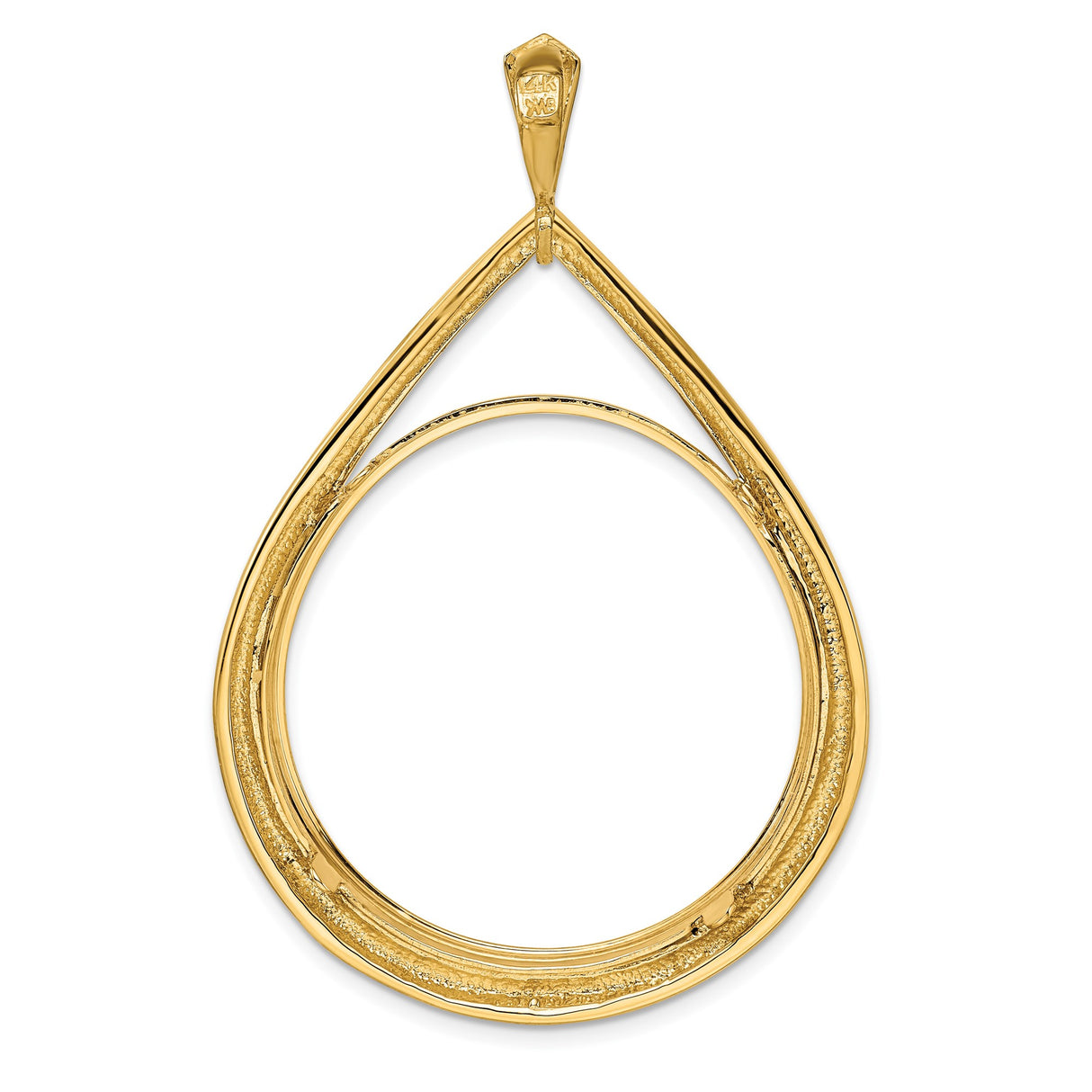 33 mm 14k Yellow Gold coin bezel for South African Krugerrand — additional image