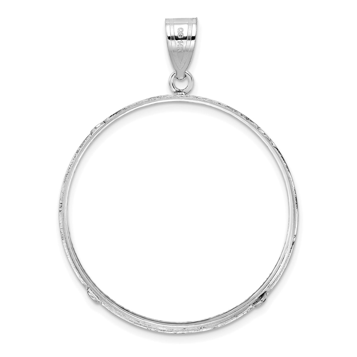 33 mm 14k White Gold coin bezel for UK £100 Britannia — additional image