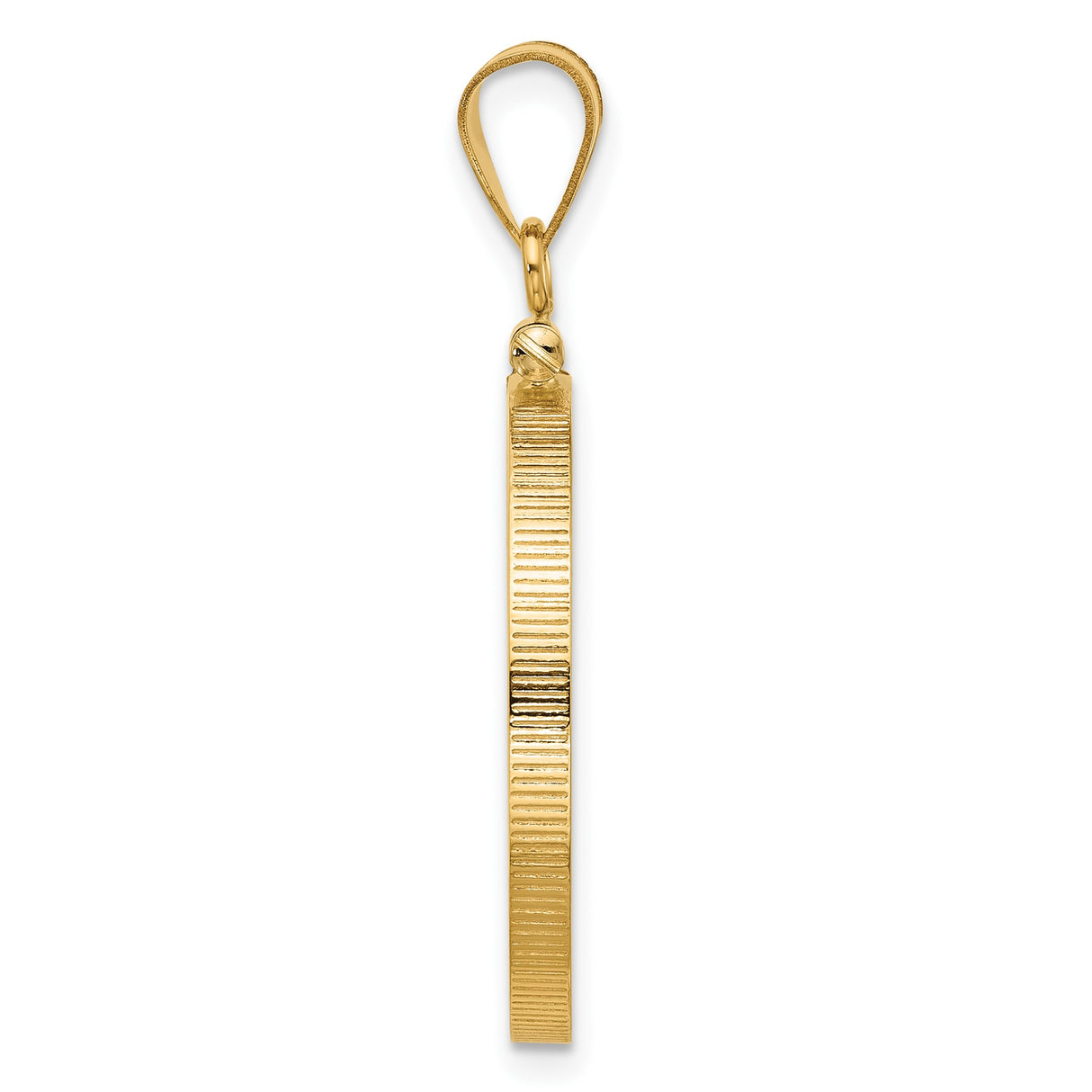 23 mm 14k Yellow Gold coin bezel pendant for US $5 Classic Head Half Eagle — alternate view