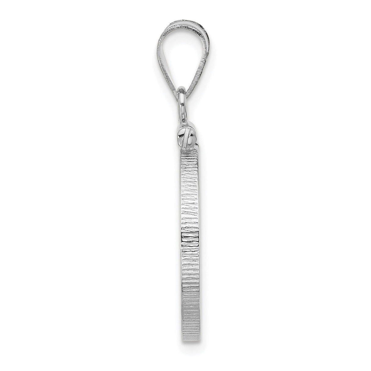 18 mm 14k White Gold coin bezel pendant for US $2.50 Classic Head Quarter Eagle — alternate view