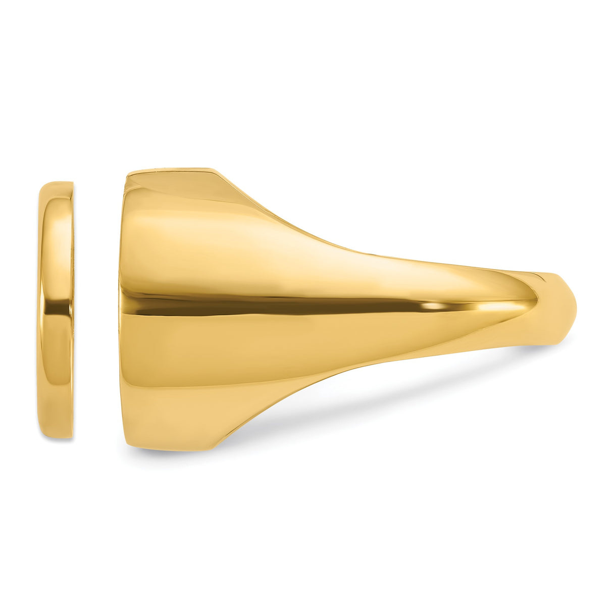 15 mm 14k Yellow Gold coin bezel ring for US $1 Indian Princess Type 2 β additional image