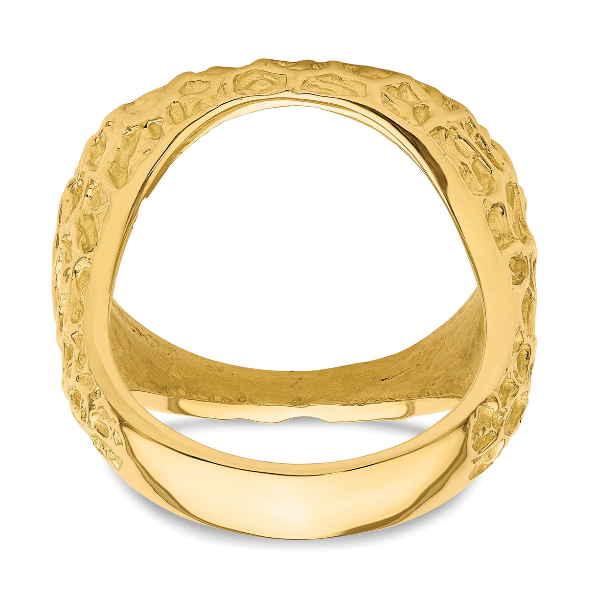 22 mm 14k Yellow Gold coin bezel ring for US $5 Indian Head Half Eagle β additional image