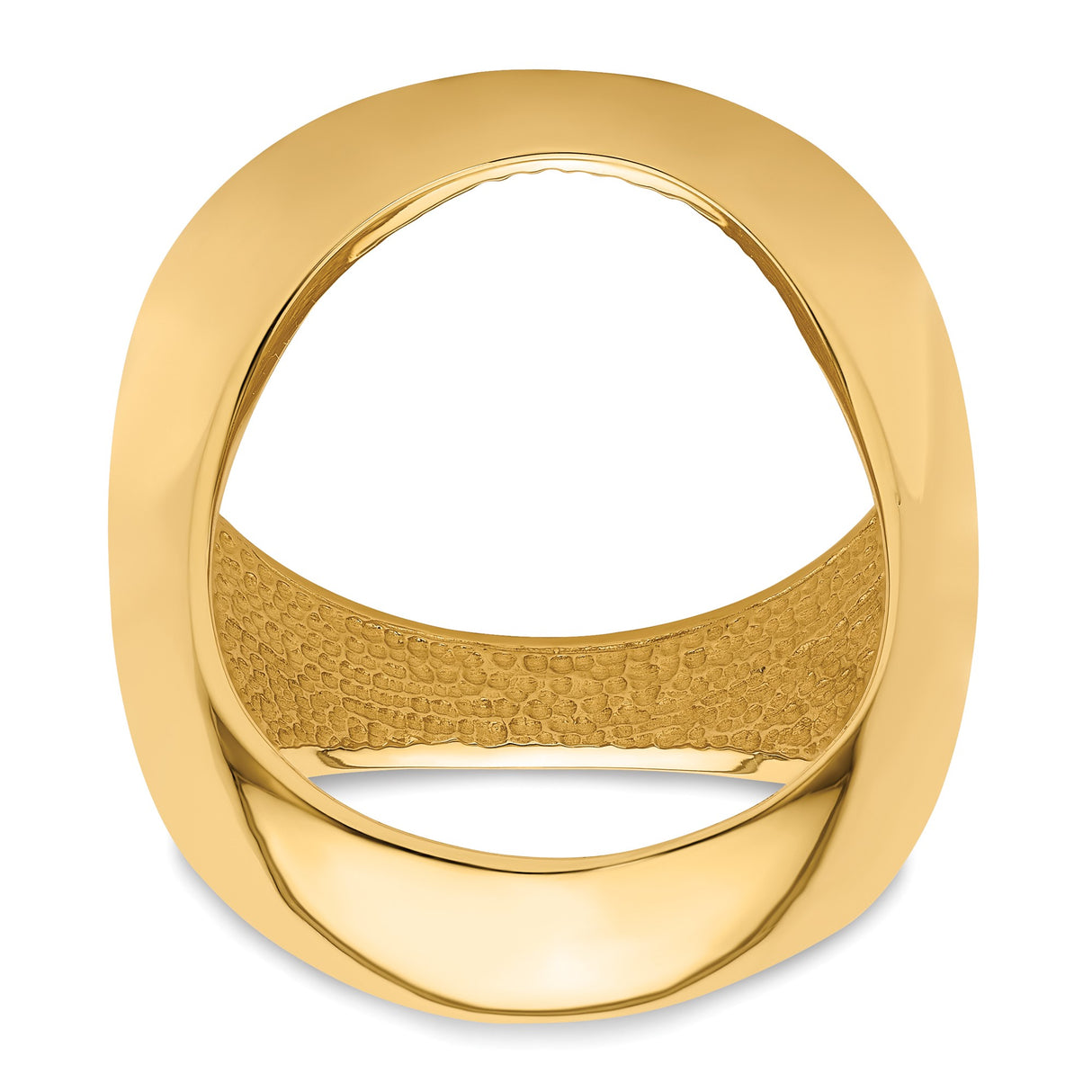 22 mm 14k Yellow Gold coin bezel ring for US $5 Indian Head Half Eagle β additional image
