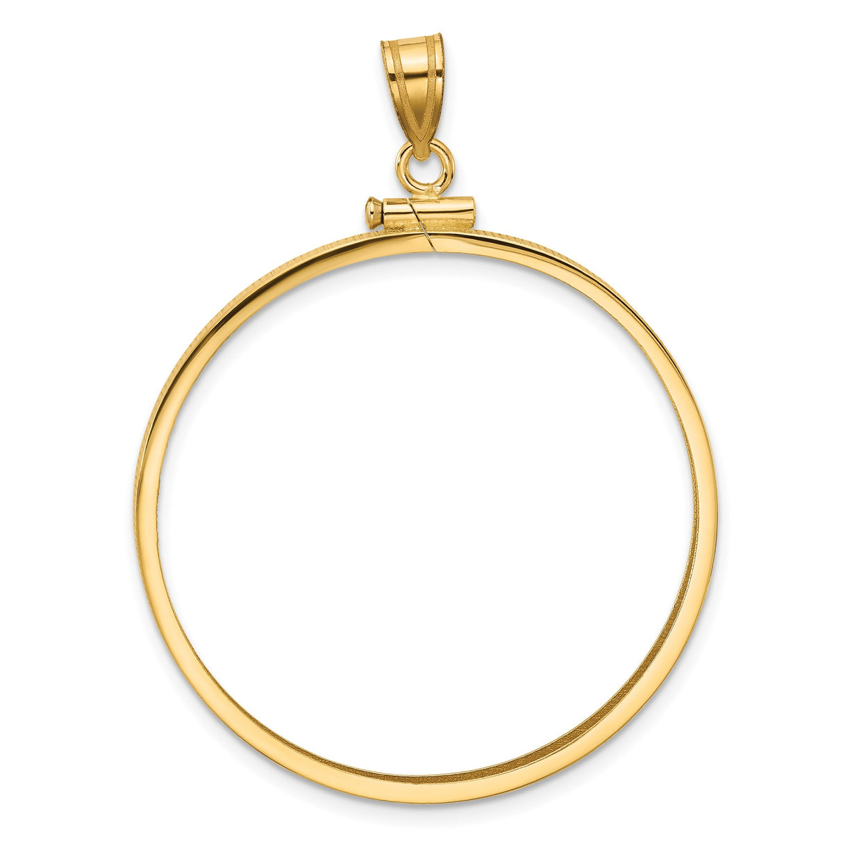 34 mm 14k Yellow Gold coin bezel pendant for US $20 Liberty Head Double Eagle
