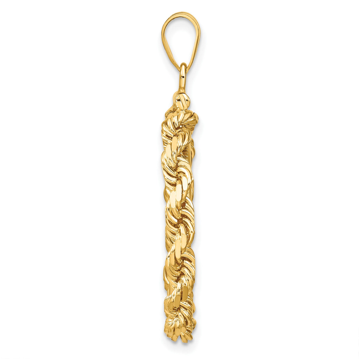 22 mm 14k Yellow Gold coin bezel pendant for US $5 Liberty Head Half Eagle — alternate view
