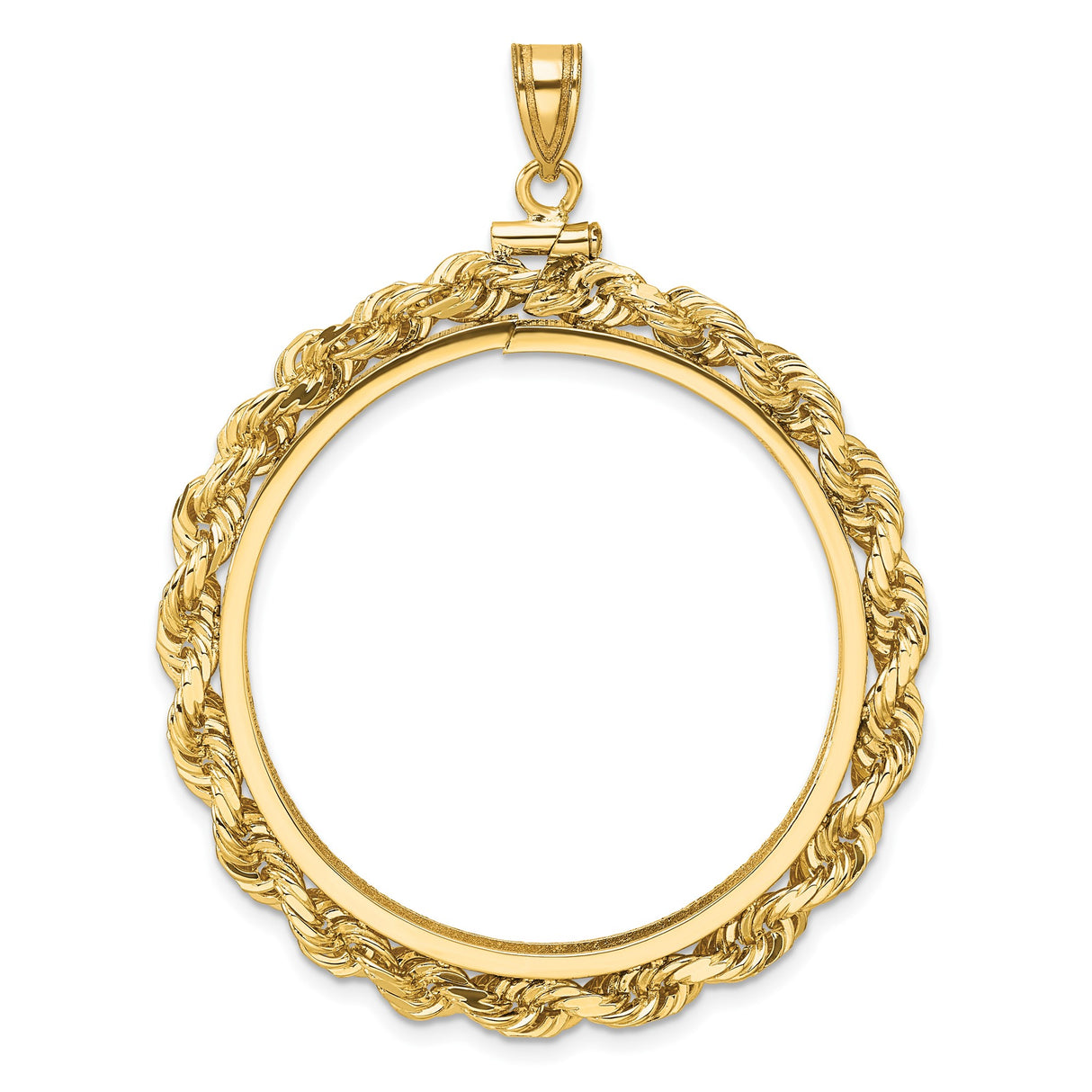34 mm 14k Yellow Gold coin bezel pendant for US $20 Saint Gaudens Double Eagle β additional image