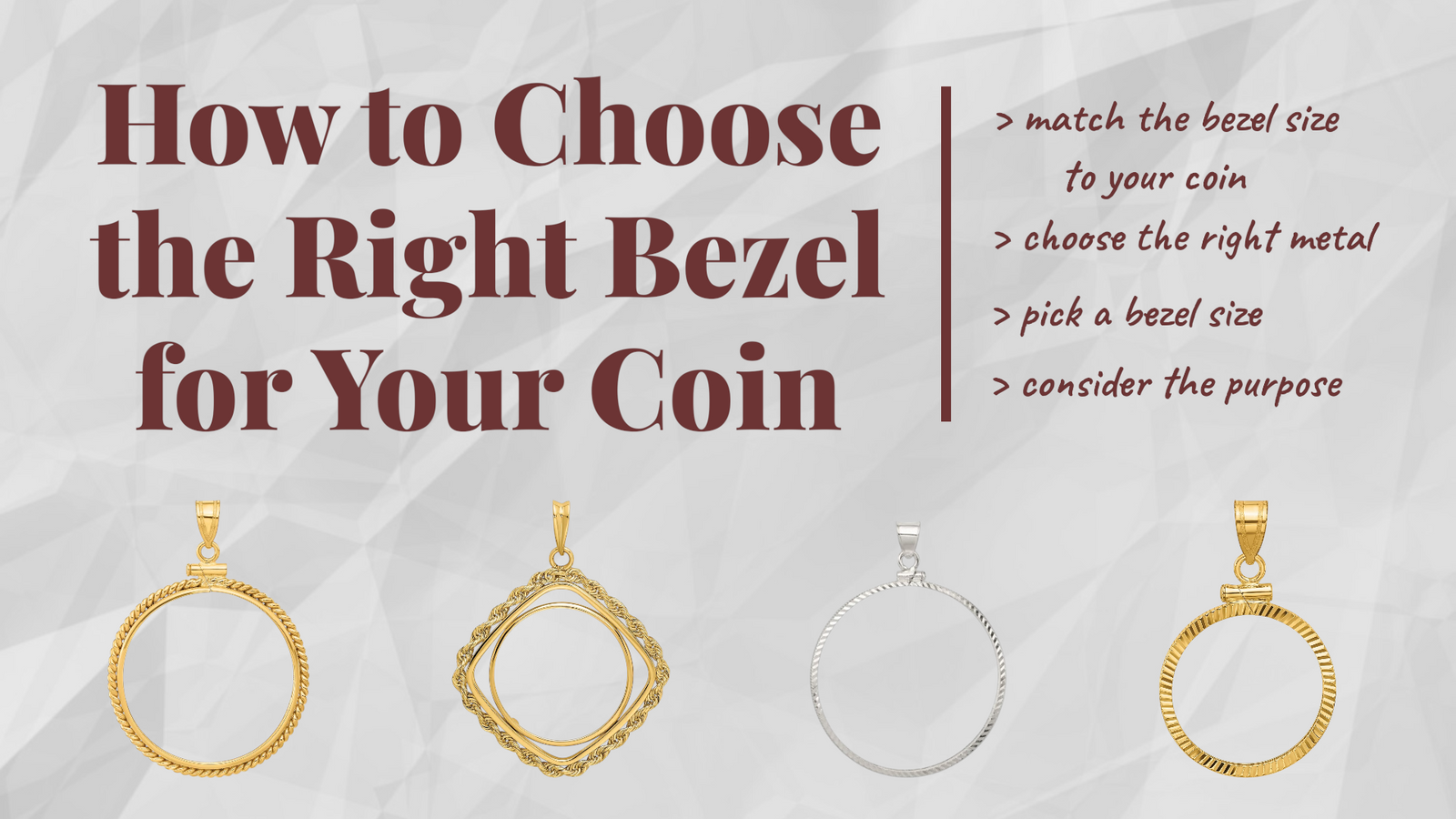 How to Choose the Right Bezel for Your Coin