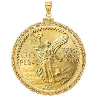 Mexican Gold Peso Coin Bezels