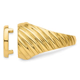 13 mm 14k Yellow Gold coin bezel for 13 mm Coin — additional image