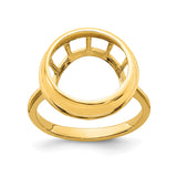 13 mm 14k Yellow Gold coin bezel for 13 mm Coin — additional image