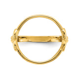 14 mm 14k Yellow Gold coin bezel for 14 mm Coin — additional image