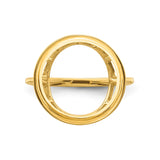 14 mm 14k Yellow Gold coin bezel for 14 mm Coin — additional image