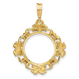 15 mm 14k Yellow Gold coin bezel for 15 mm Coin — additional image