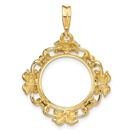 15 mm 14k Yellow Gold coin bezel for 15 mm Coin — additional image