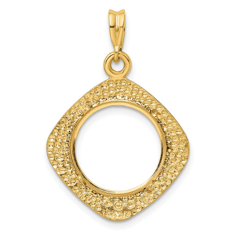 15 mm 14k Yellow Gold coin bezel for 15 mm Coin — additional image