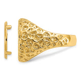 15 mm 14k Yellow Gold coin bezel for 15 mm Coin — additional image