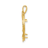 16 mm 14k Yellow Gold coin bezel for 16 mm Coin — alternate view