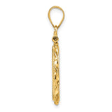 16 mm 14k Yellow Gold coin bezel for 16 mm Coin — alternate view