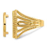 16 mm 14k Yellow Gold coin bezel for 16 mm Coin — additional image