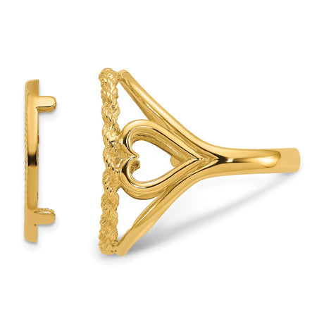 17 mm 14k Yellow Gold coin bezel for 16.5 mm Coin — additional image