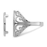 17 mm 14k White Gold coin bezel for 16.5 mm Coin — additional image