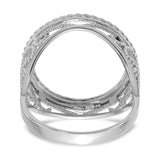 17 mm 14k White Gold coin bezel for 16.5 mm Coin — additional image