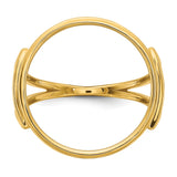 17 mm 14k Yellow Gold coin bezel for 16.5 mm Coin — additional image