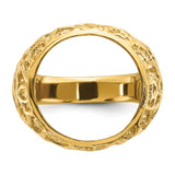17 mm 14k Yellow Gold coin bezel for 16.5 mm Coin — additional image