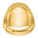 17 mm 14k Yellow Gold coin bezel for 16.5 mm Coin — additional image