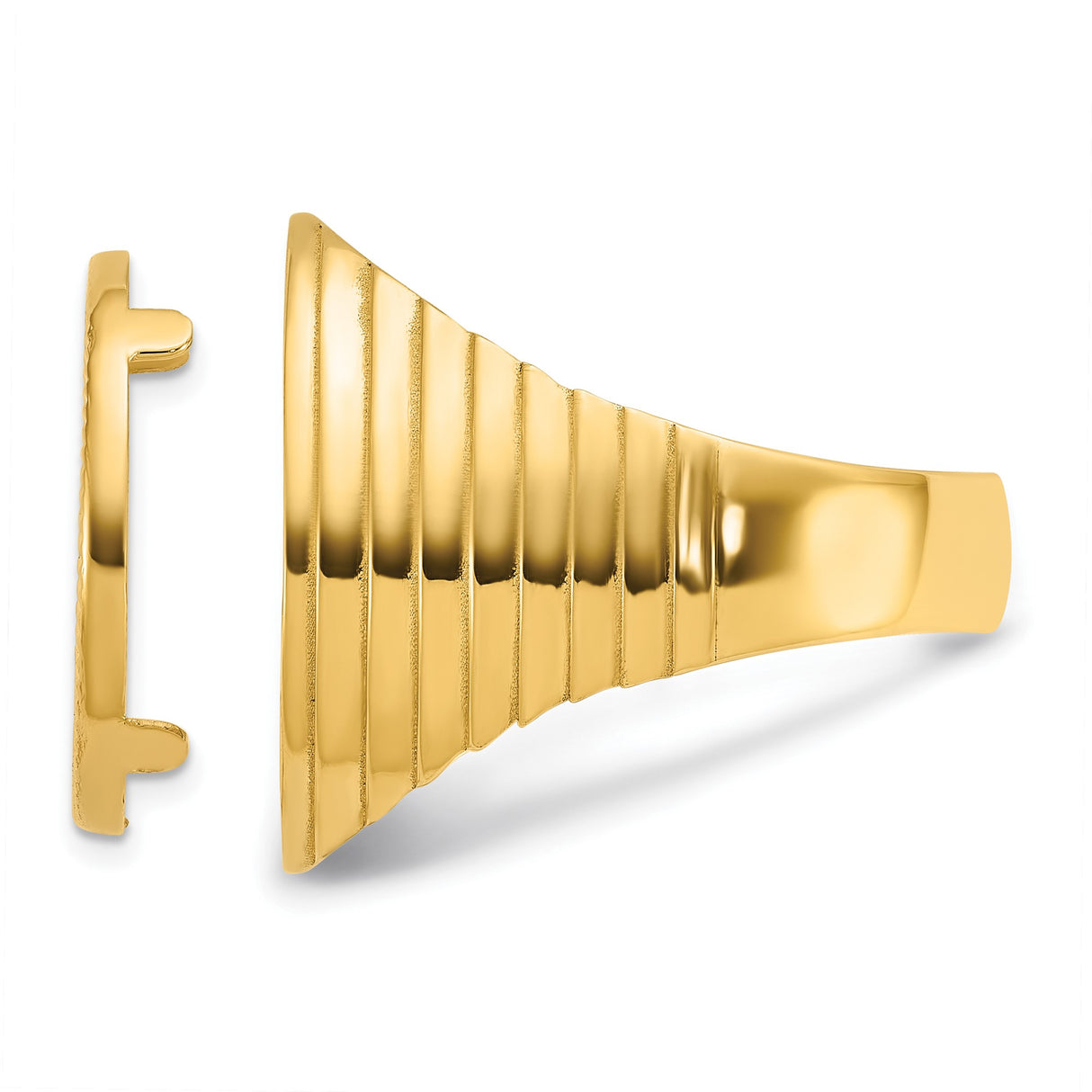 17 mm 14k Yellow Gold coin bezel for 16.5 mm Coin — additional image