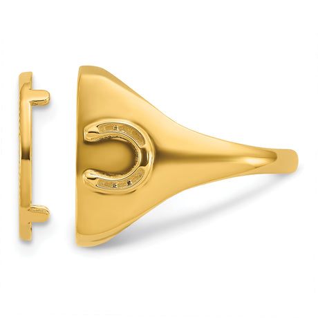 17 mm 14k Yellow Gold coin bezel for 16.5 mm Coin — additional image