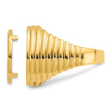 17 mm 14k Yellow Gold coin bezel for 16.5 mm Coin — additional image