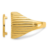 17 mm 14k Yellow Gold coin bezel for 16.5 mm Coin — additional image