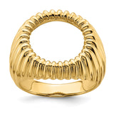 17 mm 14k Yellow Gold coin bezel for 16.5 mm Coin — additional image