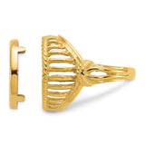 17 mm 14k Yellow Gold coin bezel for 16.5 mm Coin — additional image