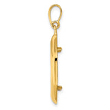 18 mm 14k Yellow Gold coin bezel for 17.8 mm Coin — alternate view