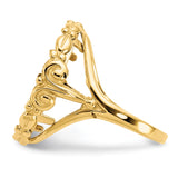 18 mm 14k Yellow Gold coin bezel for 17.8 mm Coin — additional image