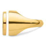 18 mm 14k Yellow Gold coin bezel for 17.8 mm Coin — additional image