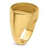 18 mm 14k Yellow Gold coin bezel for 17.8 mm Coin — additional image