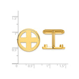 18 mm 14k Yellow Gold coin bezel for 18 mm Coin — size reference (ruler)