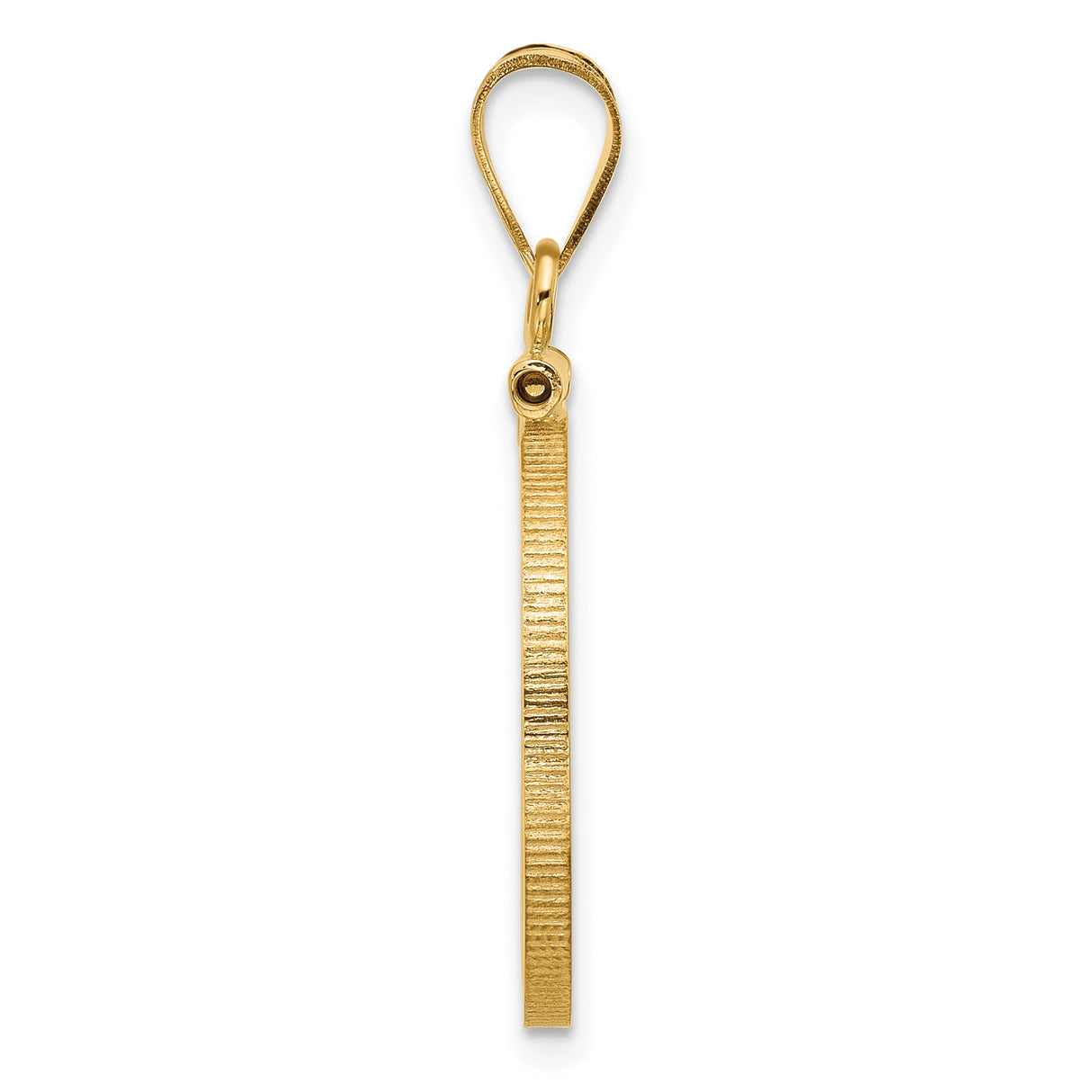 19 mm 14k White Gold coin bezel for 19 mm Coin — alternate view