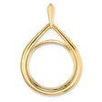 20 mm 14k Yellow Gold coin bezel for 20 mm Coin
