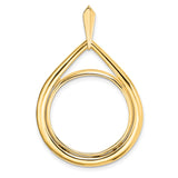 20 mm 14k Yellow Gold coin bezel for 20 mm Coin