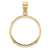 22 mm 14k Yellow Gold coin bezel for 21.6 mm Coin — additional image
