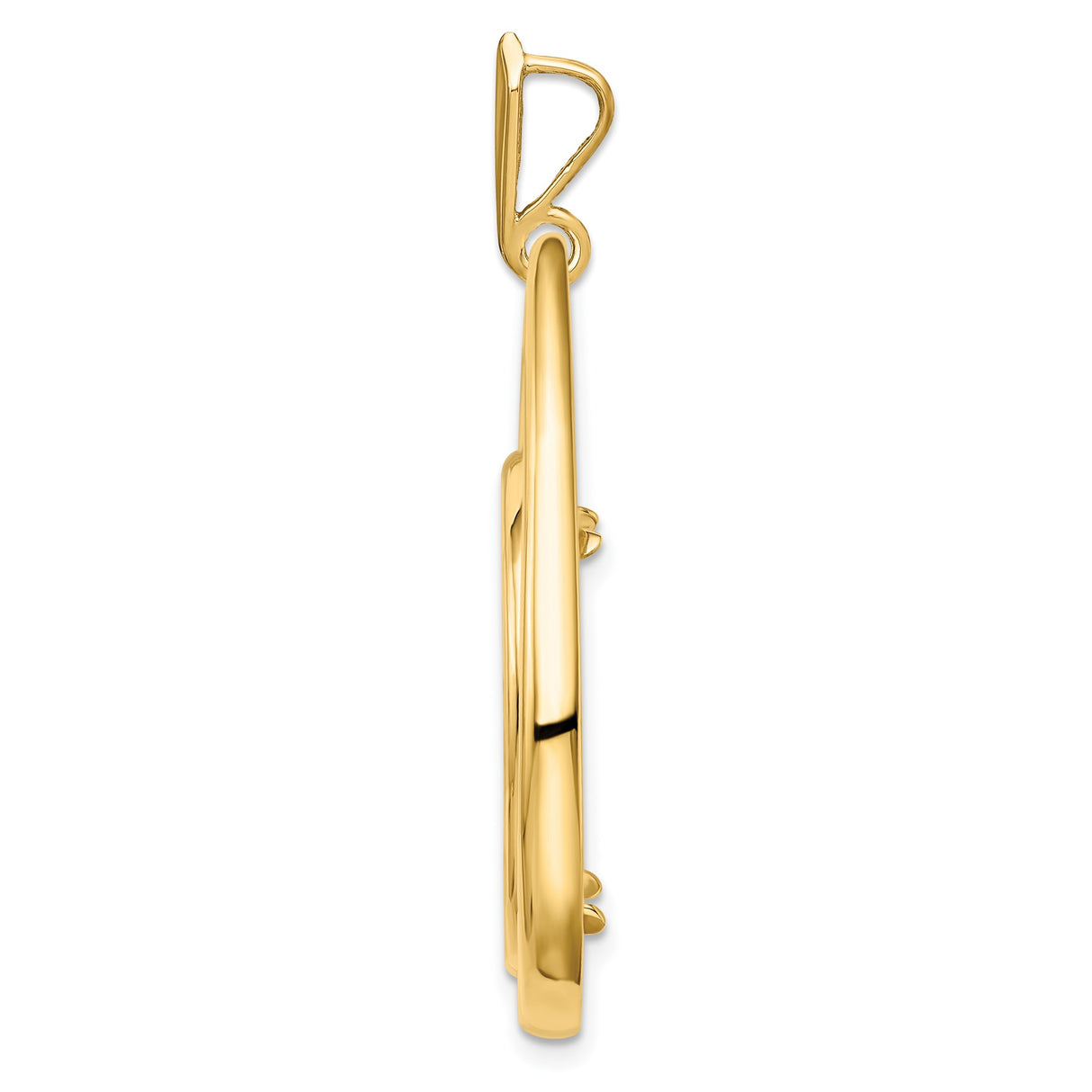 22 mm 14k Yellow Gold coin bezel for 21.6 mm Coin — alternate view