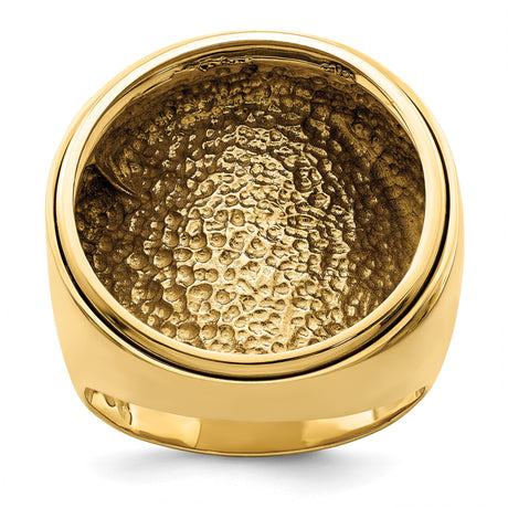 22 mm 14k Yellow Gold coin bezel for 21.6 mm Coin — additional image