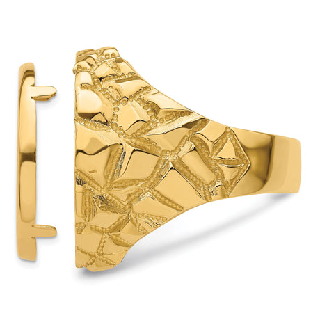 22 mm 14k Yellow Gold coin bezel for 21.6 mm Coin — additional image